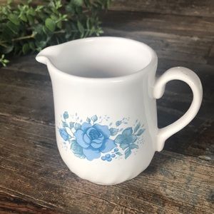 CORELLE Vintage Floral Milk Creamer - stoneware